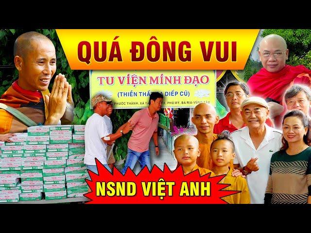 Nườm nượp người đến Tu viện Minh Đạo |  NSND Việt Anh thăm chùa của sư thầy Thích Minh Đạo, BRVT