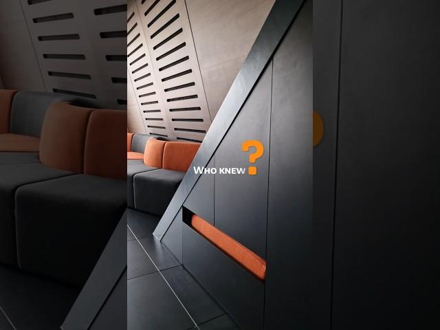 Who knew under the stairs could be this smart?!  #plinthstep #smartstorage #fittedfurniture #blum