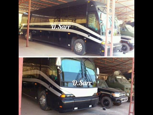 Gambia Armored Bus Used To Transport The President of the Gambia During Meet The People Tour 2016