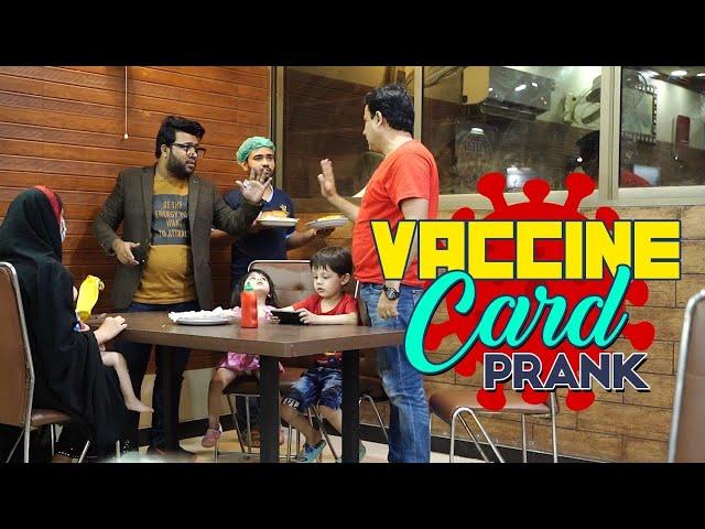 | Vaccine Card Prank | By Nadir Ali & Team in | P4 Pakao | 2021