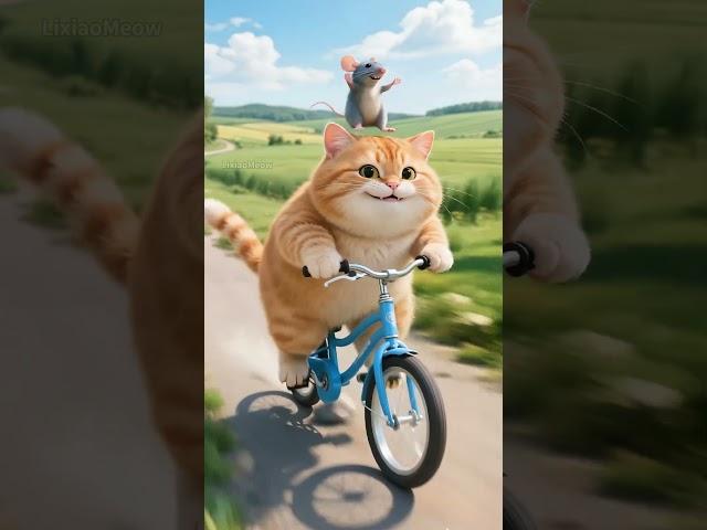 The cat and the mouse, from love to betrayal#cat #story #orangecat #funnycat #catshort #cutecat