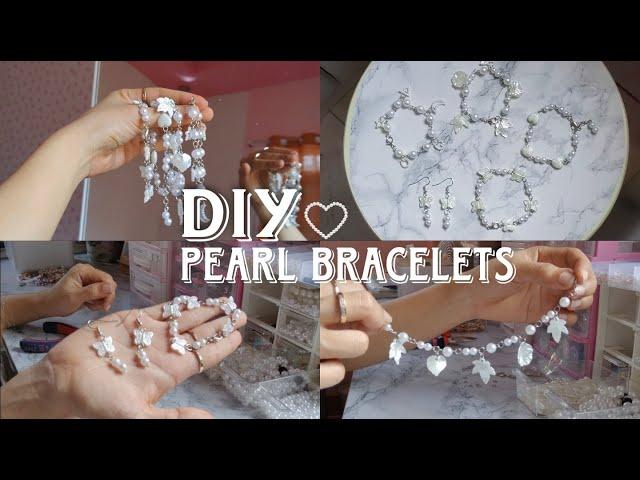 DIY Pearl Bracelet for beginners: How I make beaded bracelet