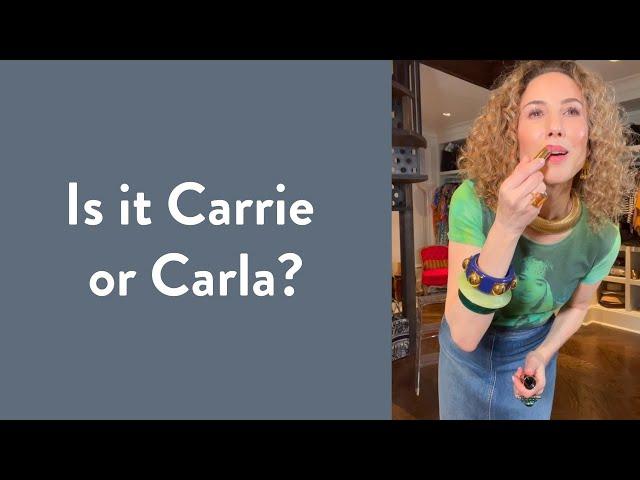 Is it Carrie or Carla? | Over Fifty Fashion | The Real Carrie Bradshaw | Carla Rockmore