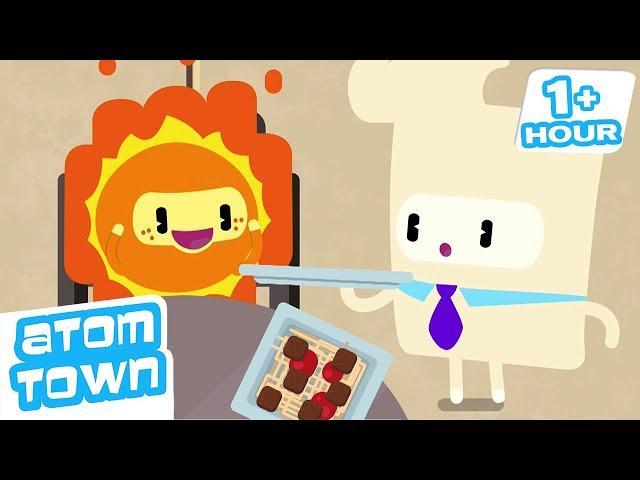 One Hour of Atomic Chemistry | Part 1 | Fun Science Adventures in Atom Town