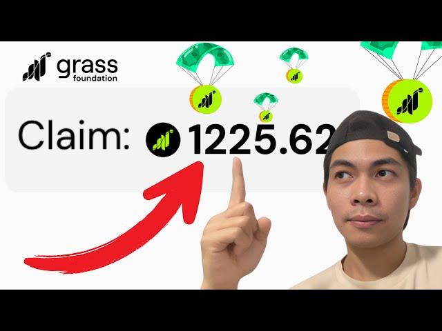 CLAIM $1225.62 GRASS AIRDROP - FREE CRYPTO FOR BEGINNERS