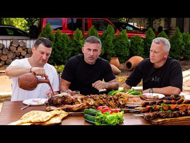 LAMB SHASHLIK and FRIENDLY Feast. ENG SUB