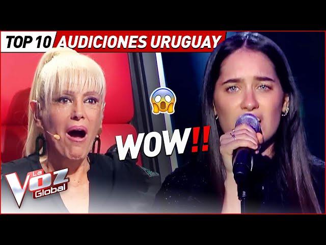 Top 10 MOST VIEWED Blind Auditions of The Voice Uruguay 2023