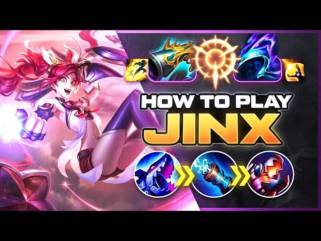 HOW TO PLAY JINX SEASON 14 | Build & Runes | Season 14 Jinx guide | League of Legends