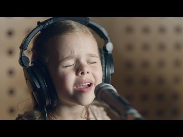 Baby Mine (Dumbo Movie) - 6-year-old Claire with Mom and Dad in Studio