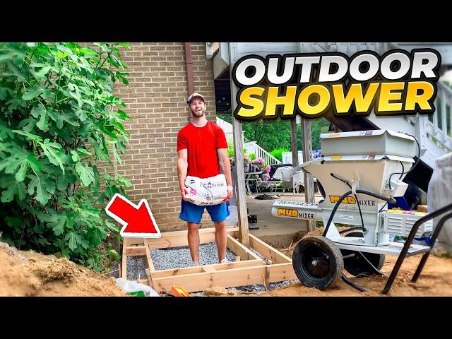 I Tried to Build my Mom the Nicest Outdoor Shower in Existence....