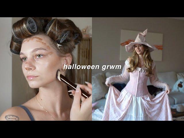 GRWM for halloween + making my costume