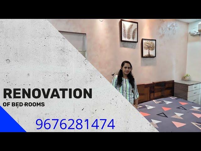 RENOVATION OF BEDROOMS IN A 2BHK HOUSE | GLOSSYSPACE INTERIOR AND DECORS.