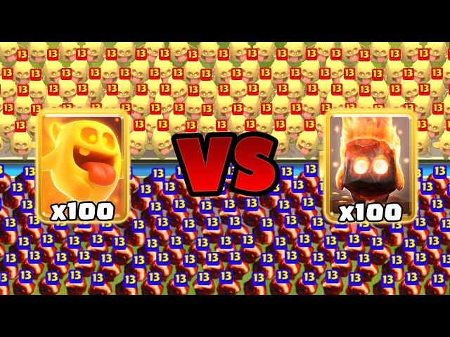 [MAX] HEAL SPIRIT VS FIRE SPIRITS | Clash Royale Super Challenge #51