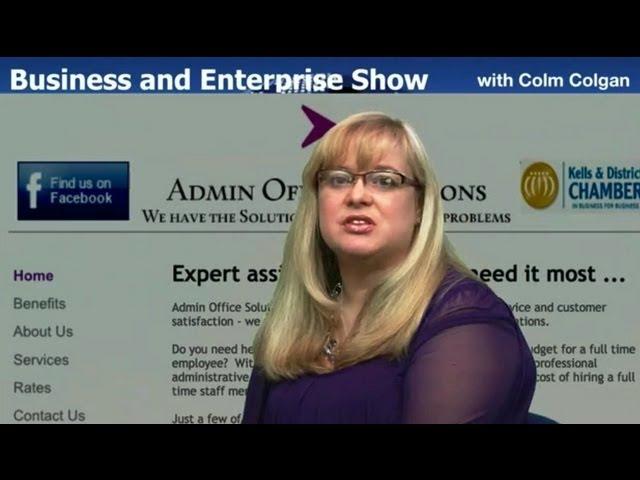 Marianne Talbot from Admin Office Solutions talks to Colm on Business and Enterprise
