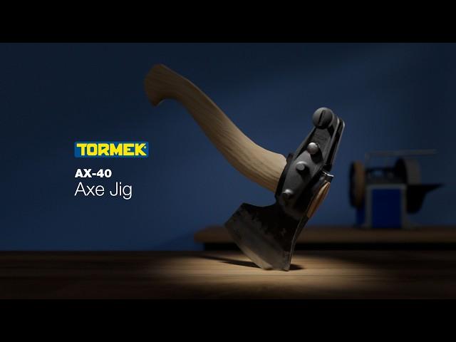 FOR ALL AXEHEADS – Tormek AX-40 Axe Jig