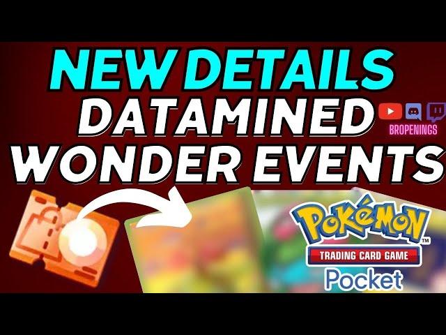 Next 2 Wonder Pick Events - More Datamined Info #pokemontcgpocket