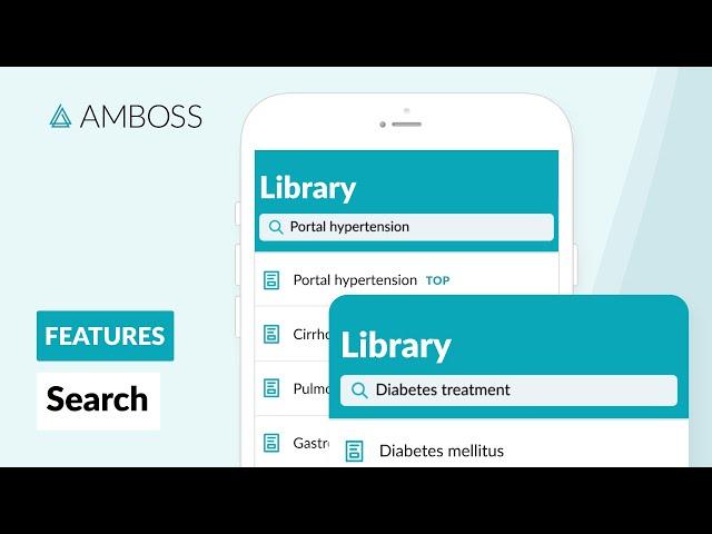 AMBOSS Features: Search