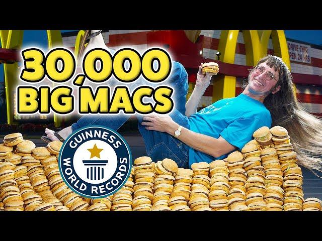 I've eaten 30,000 McDonald's Big Macs! - Guinness World Records