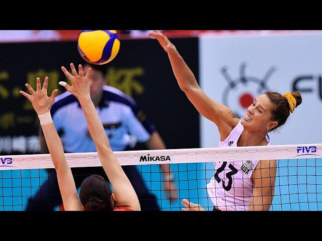 Powerfull spikes by Kelsey Robinson | Best Outside Hitter | World Cup 2019