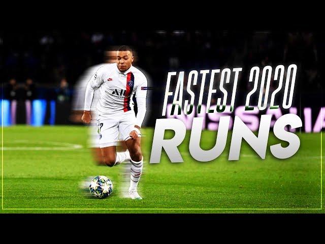 50 Fastest Sprint Speeds & Runs in Football 2020 ᴴᴰ