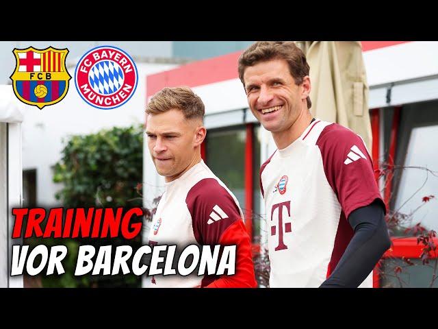 Abschlusstraining vor unserem Duell gegen Barcelona | Champions League