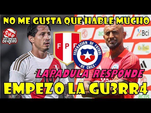 CONFERENCIA DE LAPADULA MOLESTO CON VIDAL POR DECLARACIONES- SE FILTRÓ EL XI DE LA SELECCION PERUANA