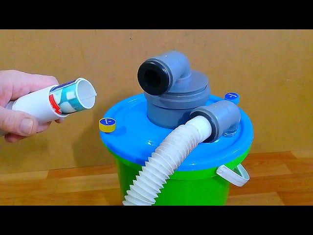 Cyclone for vacuum cleaner + filter. With your own hands.