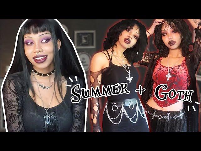 GOTH SUMMER OUTFIT IDEAS! ️ *Alternative, Whimsigoth & more!*