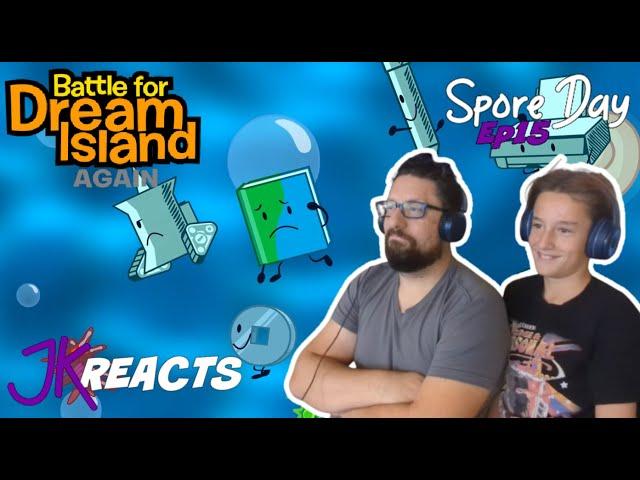 BFDIA Battle for Dream Island AGAIN REACTION Episode 15: Spore Day