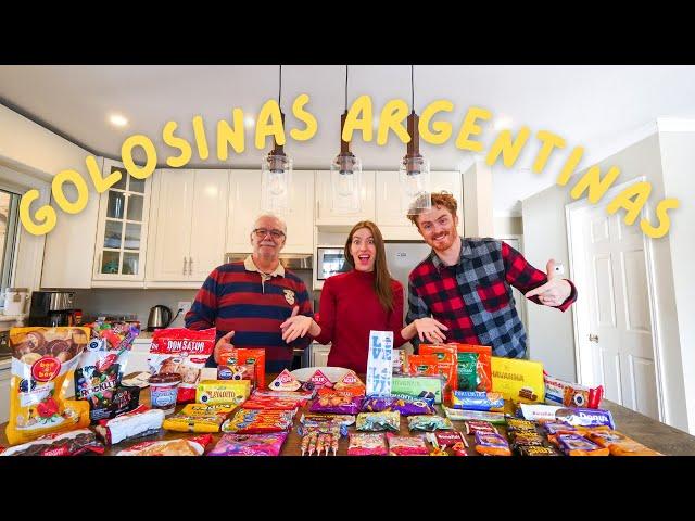 DULCES y GOLOSINAS de ARGENTINA  | Probando Turrón, Dulce de Leche, Alfajores y Más!