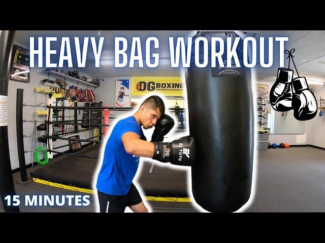 Boxing Heavy Bag Workout | 15 Minutes