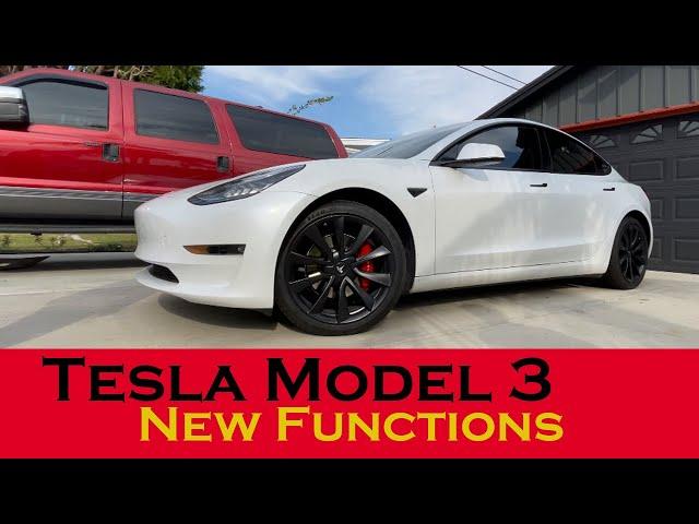 2022 Tesla Model 3 The Top 3 Function Upgrades