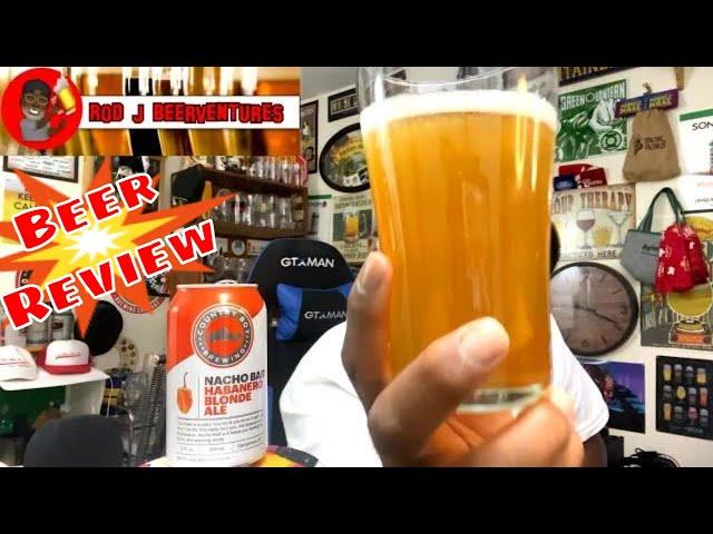 Rod J BeerVentures | Country Boy Nacho Bait Habanero Blonde Ale Beer Review (4.9% ABV)