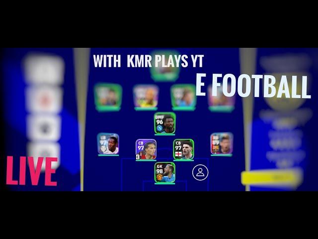 Playing eFootball PES  KMR PLAYS YT IS LIVE NOW !   #efootball  #efootballpes2023  #messi #transfer