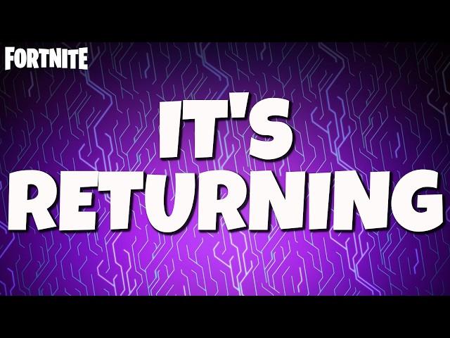 FINALLY in Fortnite RELEASE DATE!