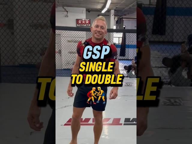 GSP Shows One of His Favorite Takedowns  #mma #wrestling #ufc