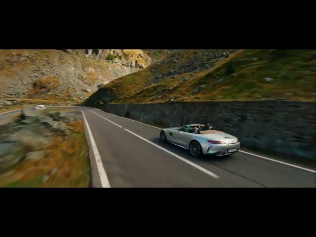 Chasing this beautiful car on the best road from Romania | Transfagarasan | Romania | Mercedes AMG |