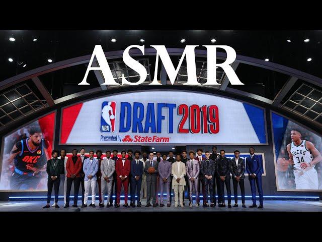 2019 NBA Draft Results -  (Whispered Basketball ASMR for Relaxation)