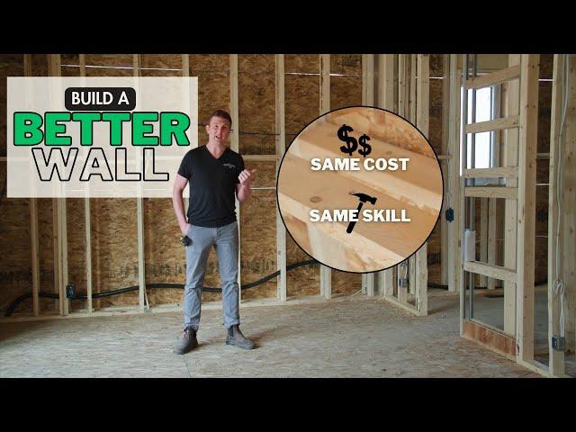 STOP Building Walls with 2x6 Studs - Use this technique instead!