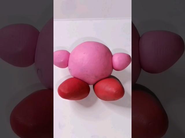 how to make kirby out of clay