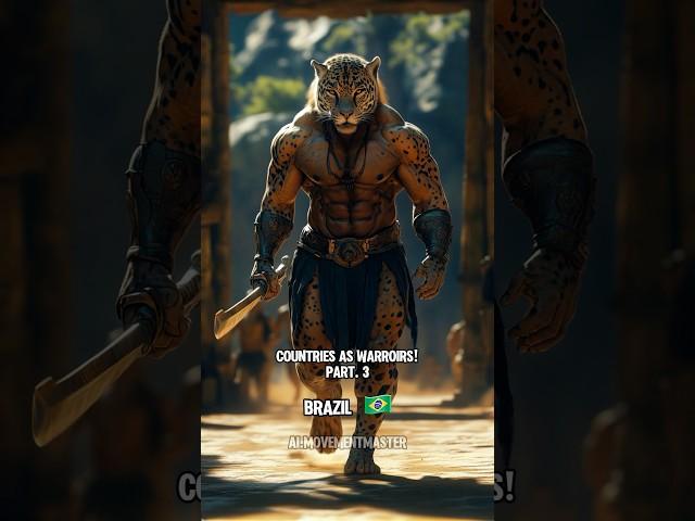 Countries as warriors! Part. 3 #aifusion #midjourney #shorts