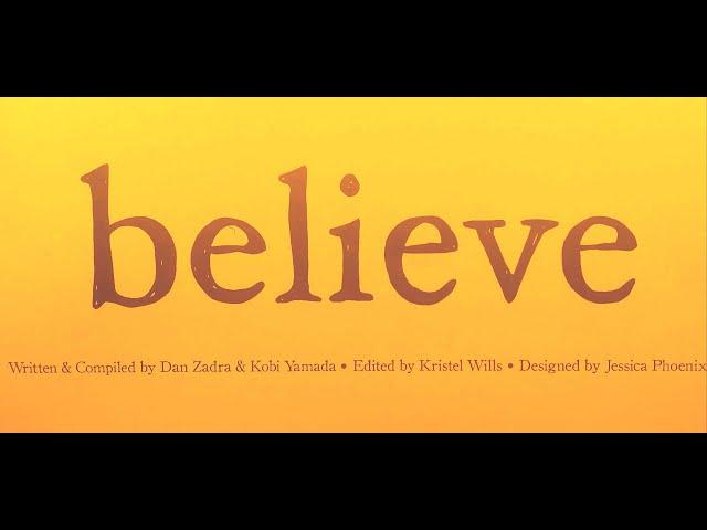 'Believe' by Dan Zadra and Kobi Yamada