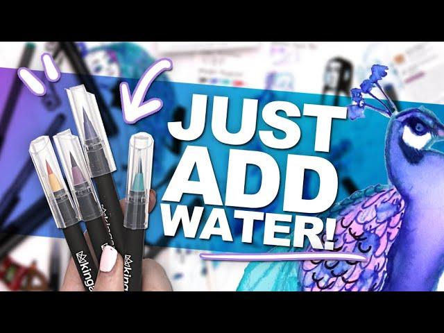 MAKING THE COLORS WORK FOR ME! | Mystery Art Box |  ArtSnacks+ Unboxing | Water-based Art Supplies