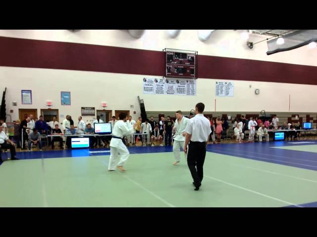 Nick Potts IL State JUDO fight 2