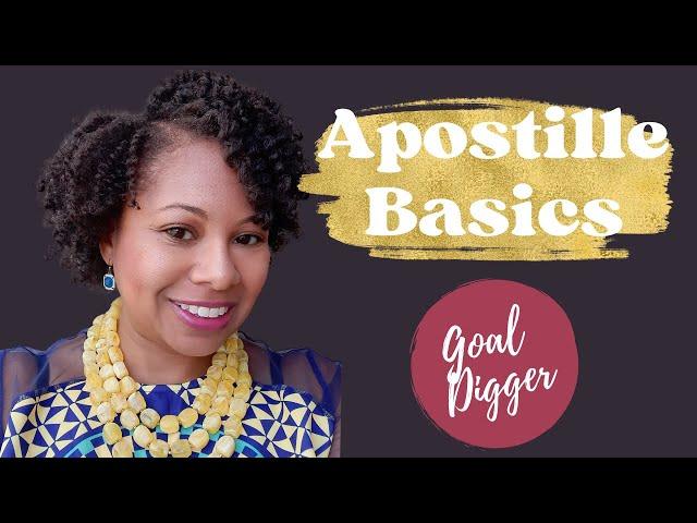 APOSTILLE CHEAT CODE | APOSTILLE 101 | THE ABC'S OF APOSTILLE | SIDE HUSTLE SATURDAY