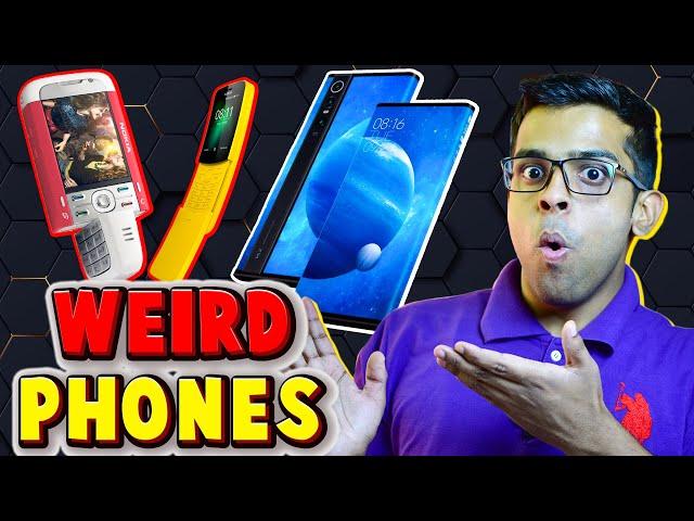 10 WEIRD Phones You Never knew Existed