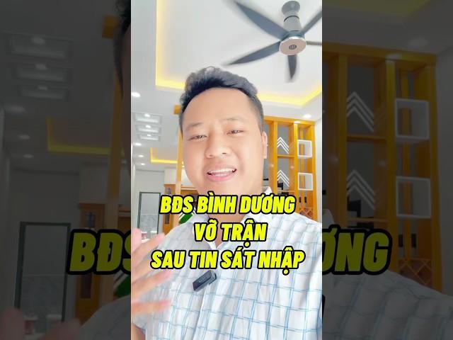 Thị trường bds Bình Dương sốt mạnh sau tin sáp nhập hcm #bds #tintucbds #tintuc #bdsbìnhdương