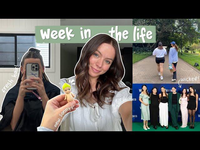 spend the week with me! *vlog*  new hair, bestie sleepover, seeing wicked, sonny angel unboxing!