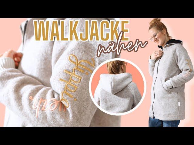 Walkjacke selber nähen// Schritt für Schritte Anleitung für deinen PERFEKTEN Winterlook️