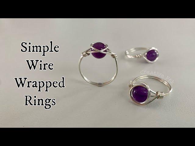 How to make a wire wrapped ring. Simple design 